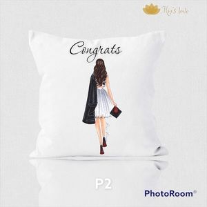 Congrats Pillows and cover fashions graduation
